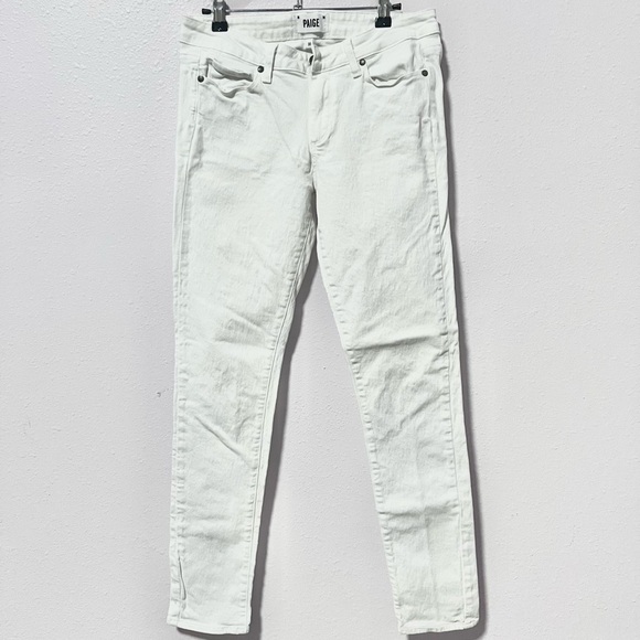 PAIGE White skyline Skinny Jeans Versatile Style 30 - Picture 2 of 7